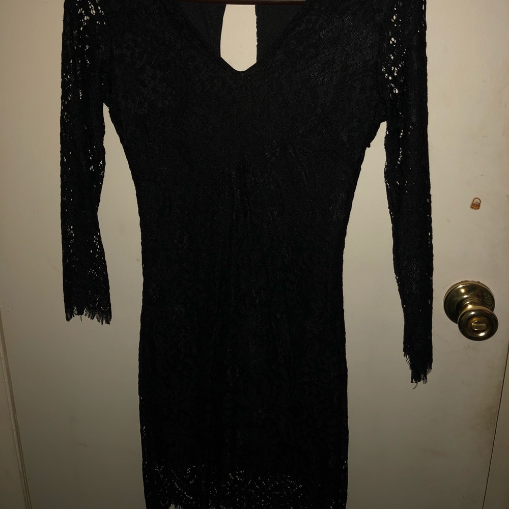 Black formal dress